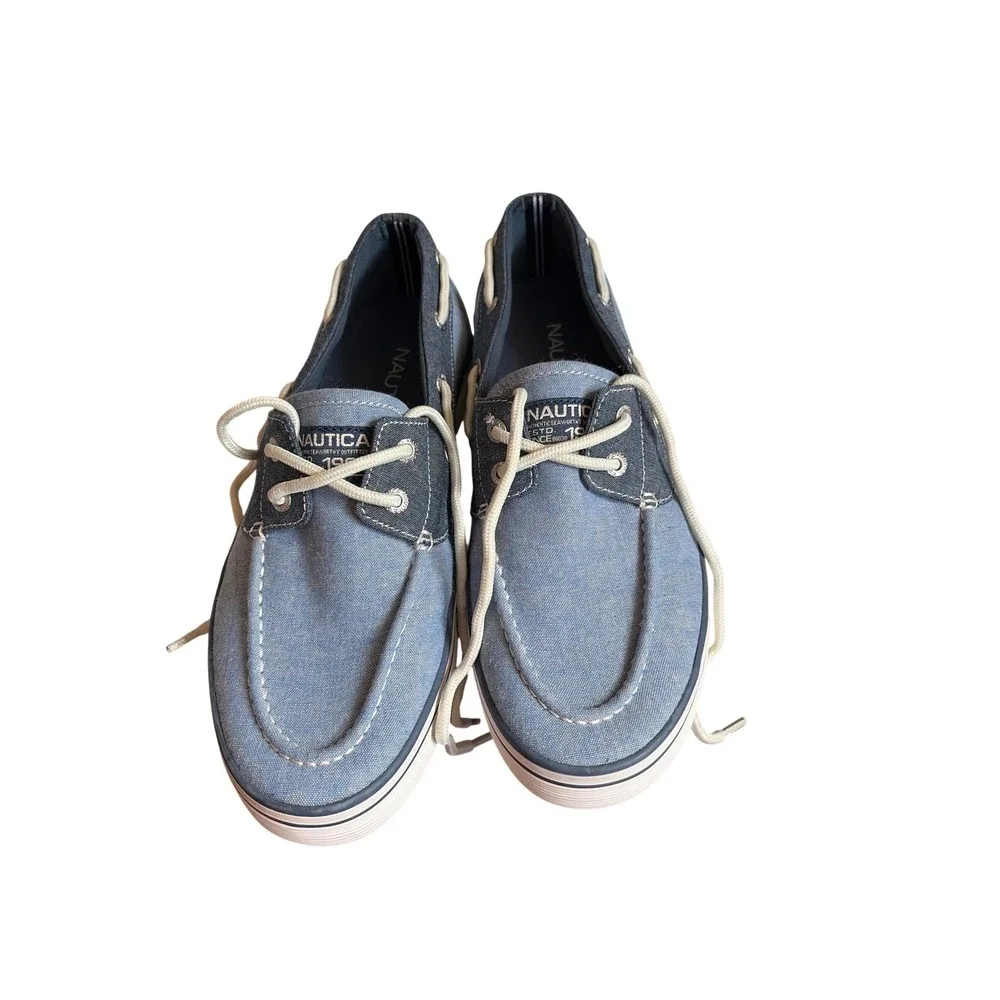Nautica Galley Mens Blue Textile Boat Shoes DO‎ NOT BUY / NOT AVAILABLE